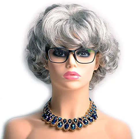 old lady wig amazon|old lady wigs for women.